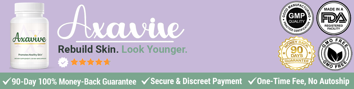 Axavive official offer banner